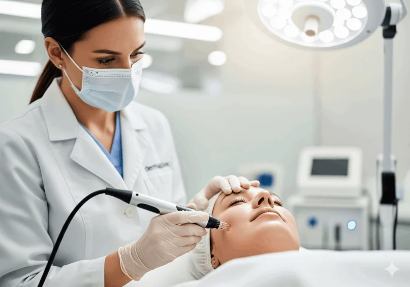 Microagulhamento facial com dermapen