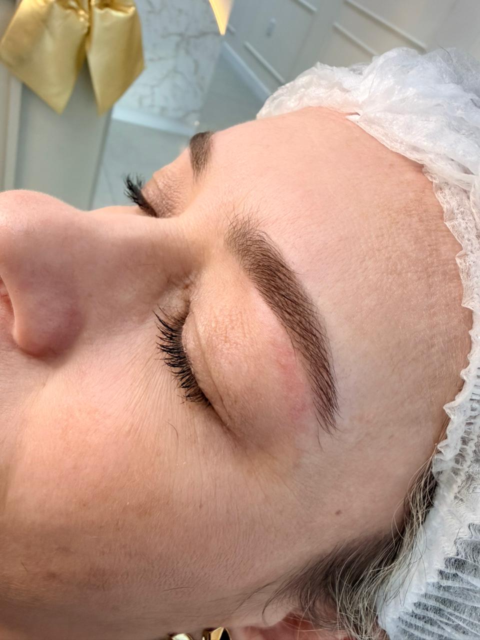 Depois do procedimento de Design de sobrancelhas