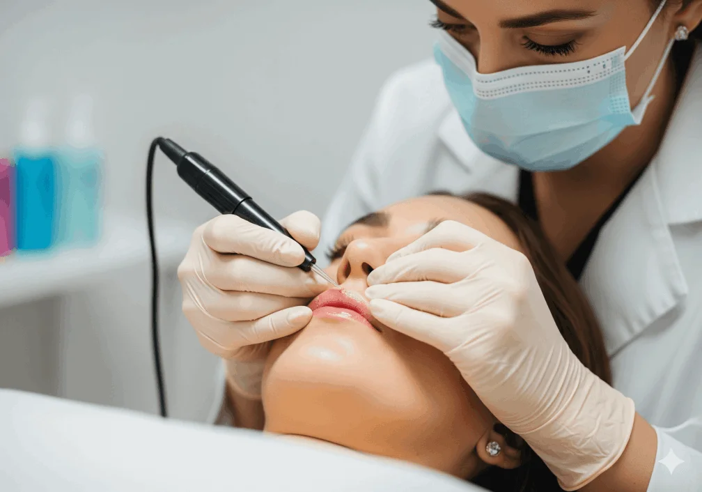 Micropigmentação de lábios